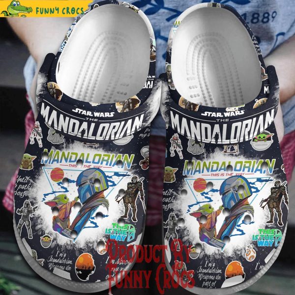 Star Wars The Mandalorian This is The Way Crocs Shoes