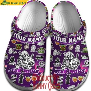 Custom Star Wars Mandalorian Pattern Crocs Shoes