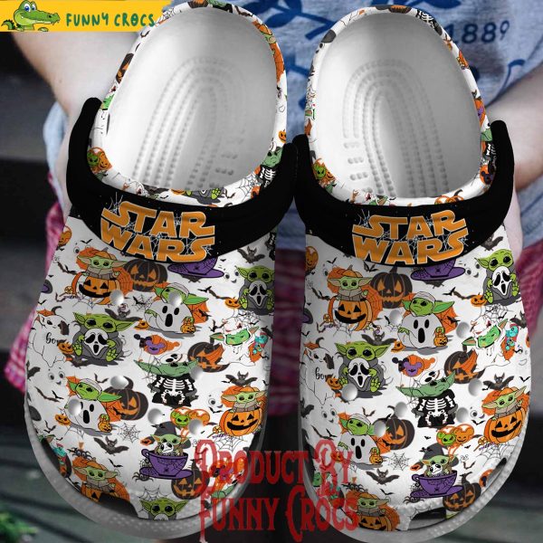Star Wars Baby Yoda Halloween Crocs Shoes