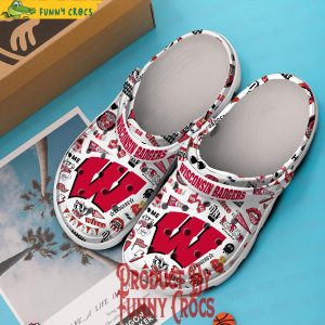 Wisconsin Badgers Crocs Slippers