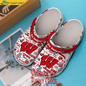 footwearmerch wisconsin badgers ncaa sport crocs crocband clogs shoes comfortable for men women and kids phtvl 12 11zon