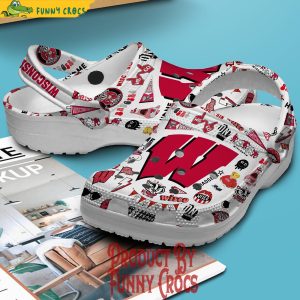 footwearmerch wisconsin badgers ncaa sport crocs crocband clogs shoes comfortable for men women and kids xooce 16 11zon
