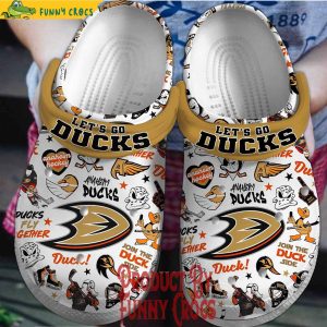 Anaheim Let's Go Ducks Crocs Clog