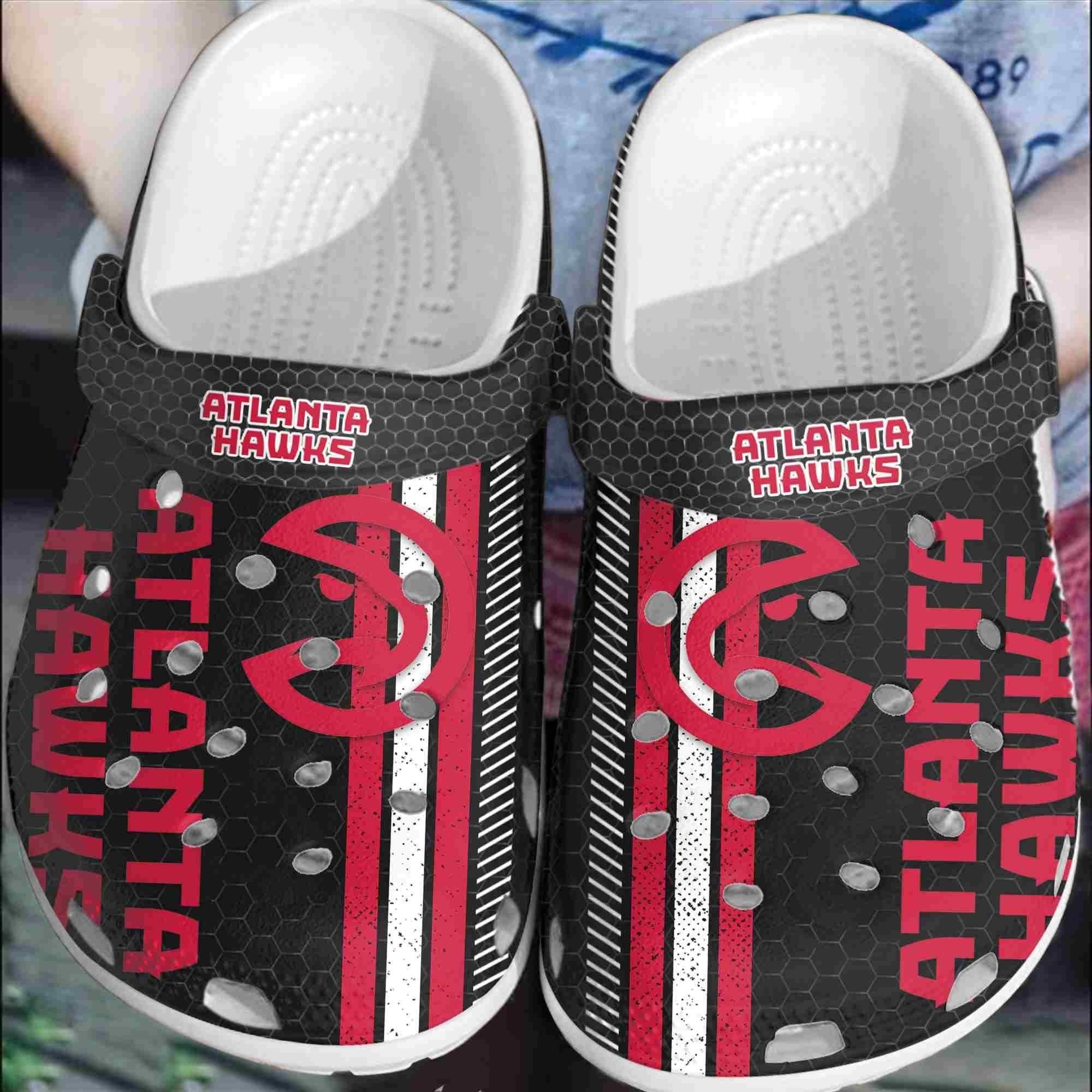 Atlanta Hawks Logo Crocs Shoes - Discover Comfort And Style Clog Shoes ...