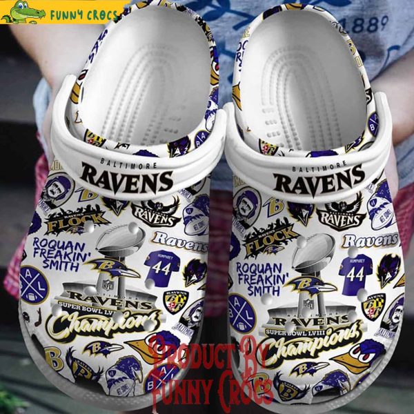 Baltimore Ravens Super Bowl Champions Crocs