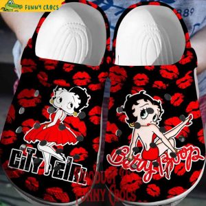 Betty Boop City Girl Crocs Shoes