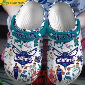 Charlotte Hornets Let’s Fly Basketball Crocs Shoes