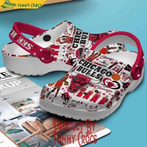 Chicago Bulls See Red Basketball Crocs Shoes