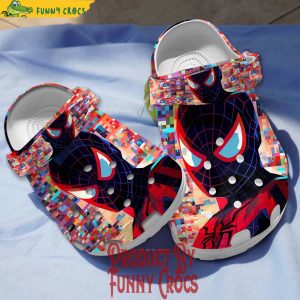 Colorful Spiderman 3d Crocs Comics Shoes