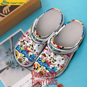 Crayon Shin Chan White Crocs Shoes 4