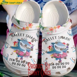 Custom Ballet Shark Ten Du Du Du Crocs Shoes