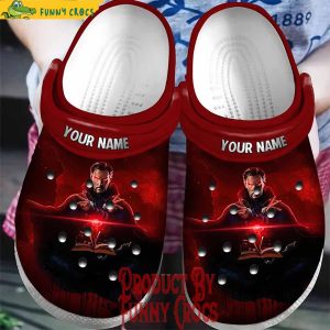 Custom Doctor Strange Magic Red Crocs Shoes