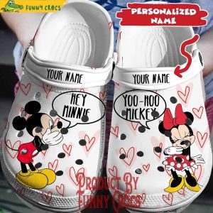 Custom Hey Minnie Yoo-Hoo Mickey Couple Crocs Shoes