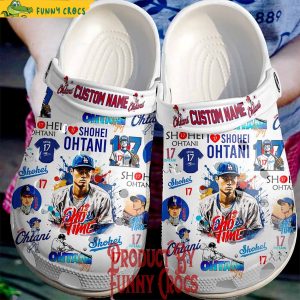 Custom Los Angeles Dodgers Shohei Ohtani Crocs Shoes