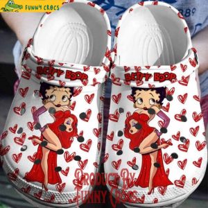 Custom Name Betty Boop Crocs Shoes