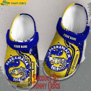 Custom Parramatta Eels NRL Crocs Shoes