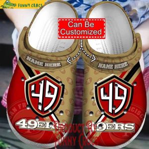 Custom San Francisco 49ers Logo Crocs Classic Clog