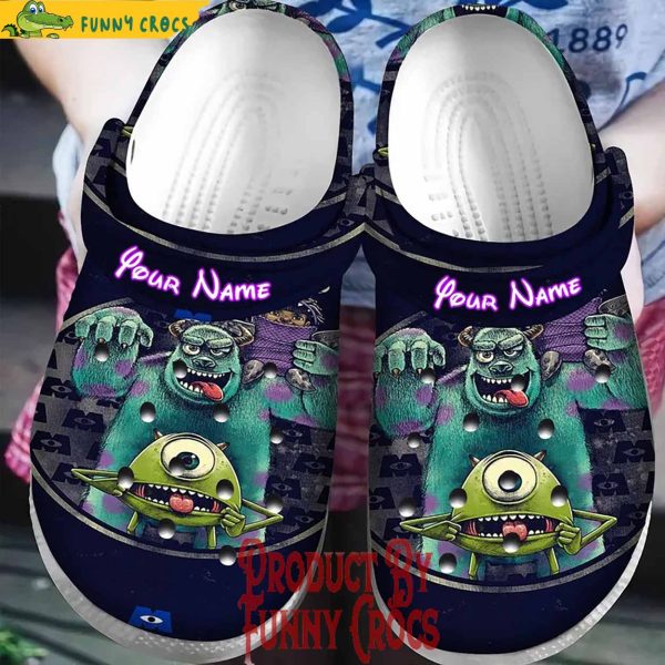 Custom Sulley And Mike With Boo University Classic Clog Crocs
