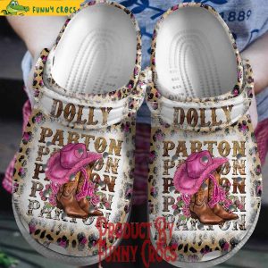 Dolly Parton Animal Print Leopard Crocs Shoes