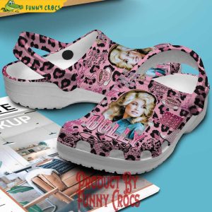 Dolly Parton Pink Leopard Crocs Slippers 3