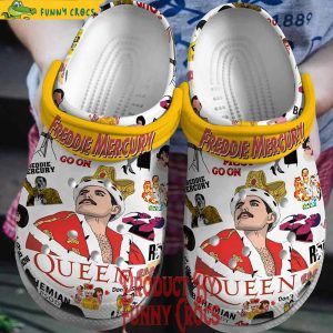 Freddie Mercury Queen Band Crocs 1