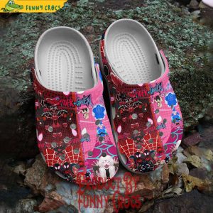 Hot Pink Spider Gwen Crocs Slippers
