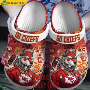 Kansas City Chiefs Go Chiefs Wolf Fan Crocs Shoes