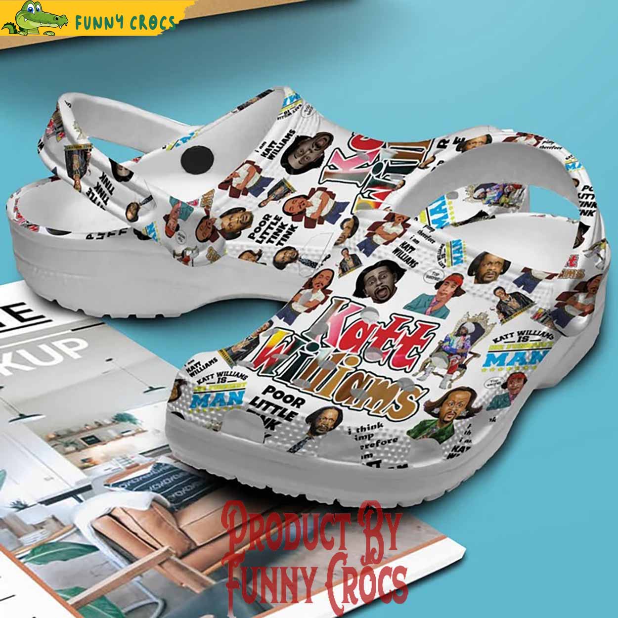 Katt Williams Pattern Crocs - Discover Comfort And Style Clog Shoes ...