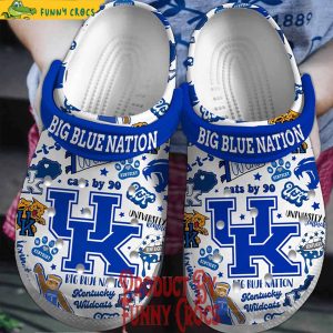 Kentucky Wildcats Big Blue Nation Crocs Shoes 1