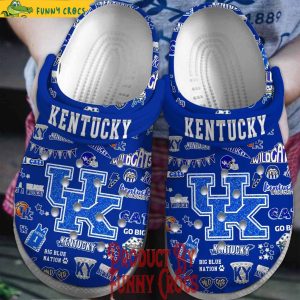 Kentucky Wildcats Blue Crocs Shoes