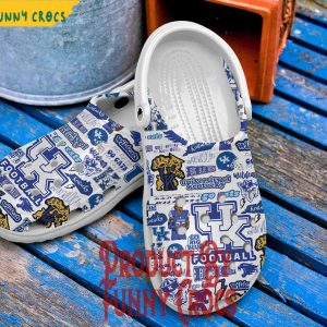 Kentucky Wildcats Football Crocs Shoes 3
