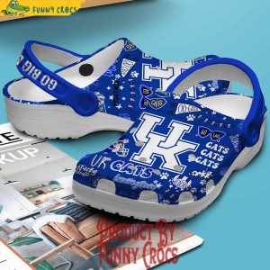 Kentucky Wildcats Go Big Blue Football Crocs For Adults 2