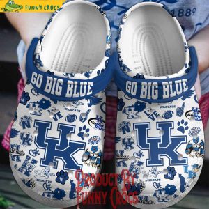 Kentucky Wildcats Go Big Blue NCAA Crocs 1