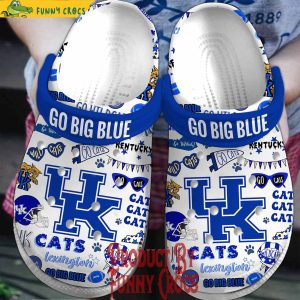 Kentucky Wildcats Go Big Blue White Crocs Gifts For Fans