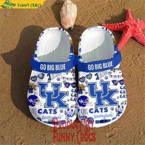 Kentucky Wildcats Go Big Blue White Crocs Gifts For Fans 2