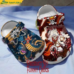 Luffy x Kaido Crocs Shoes