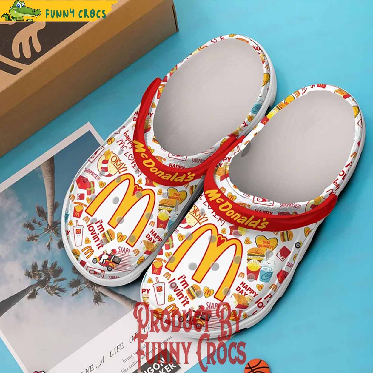 MCDonald Happy Valentines White Crocs - Discover Comfort And Style Clog ...