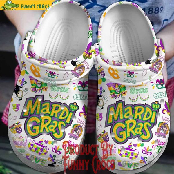 Mardi Gras Festival Crocs Shoes