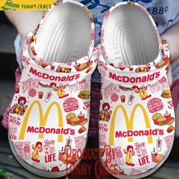 McDonald’s Fresh From Burgers Crocs Shoes