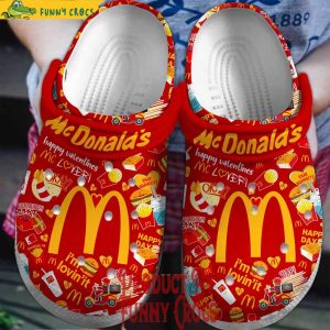 Mcdonald’s Happy Valentines Day Crocs Shoes