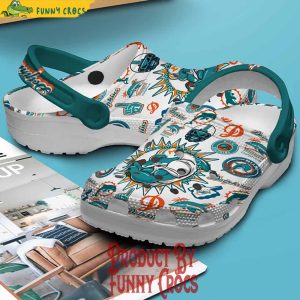 Miami Dolphins Strong Football Crocs For Adults 3