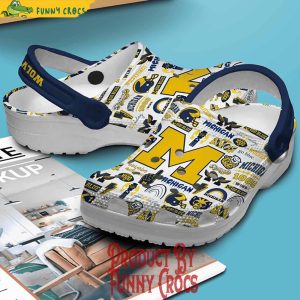 Michigan Wolverines Go Blue Crocs For Adults 3