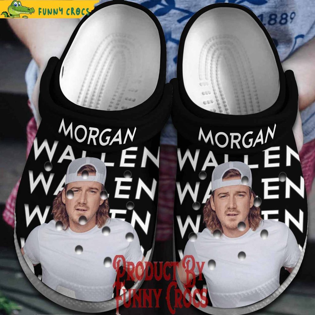 Morgan Wallen Black Crocs