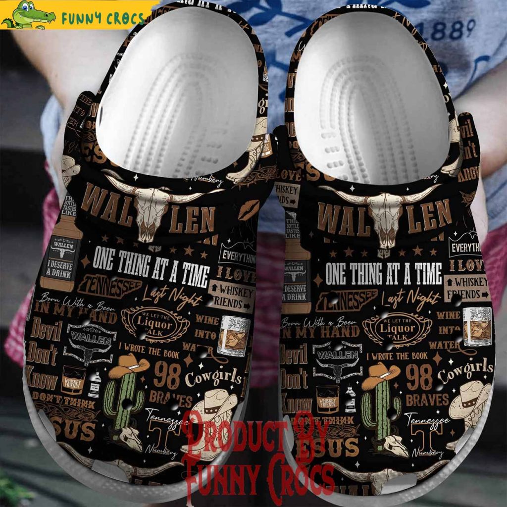 Morgan Wallen One Thing At Time Crocs