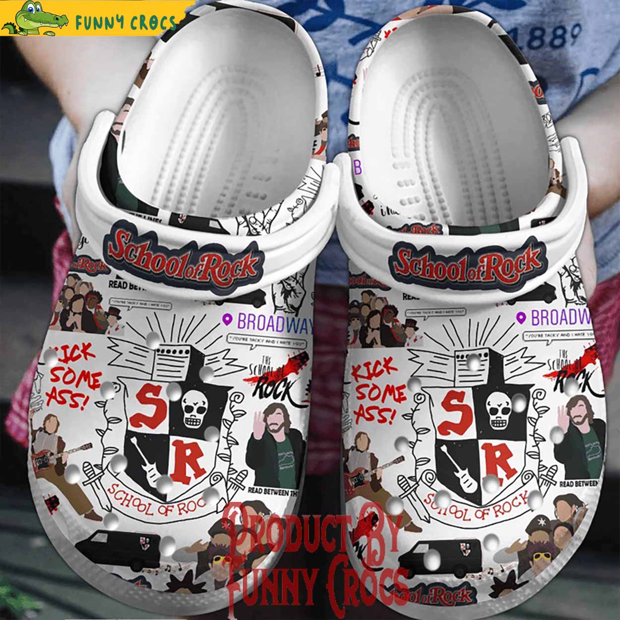 Movie School Of Rock Crocs Shoes - Discover Comfort And Style Clog ...