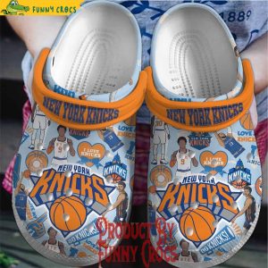 New York I Love Knicks NBA Crocs Shoes