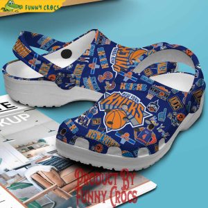 New York Knicks NBA Blue Crocs For Adults 2