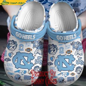 North Carolina Tar Go Heels Crocs Shoes 1