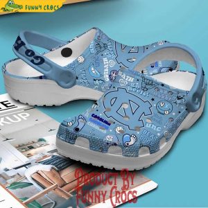 North Carolina Tar Heels NCAA Go Heelz Blue Crocs Shoes 2