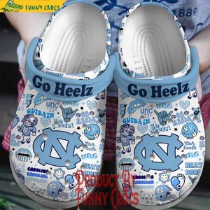 North Carolina Tar Heels NCAA Go Heelz Crocs Slippers